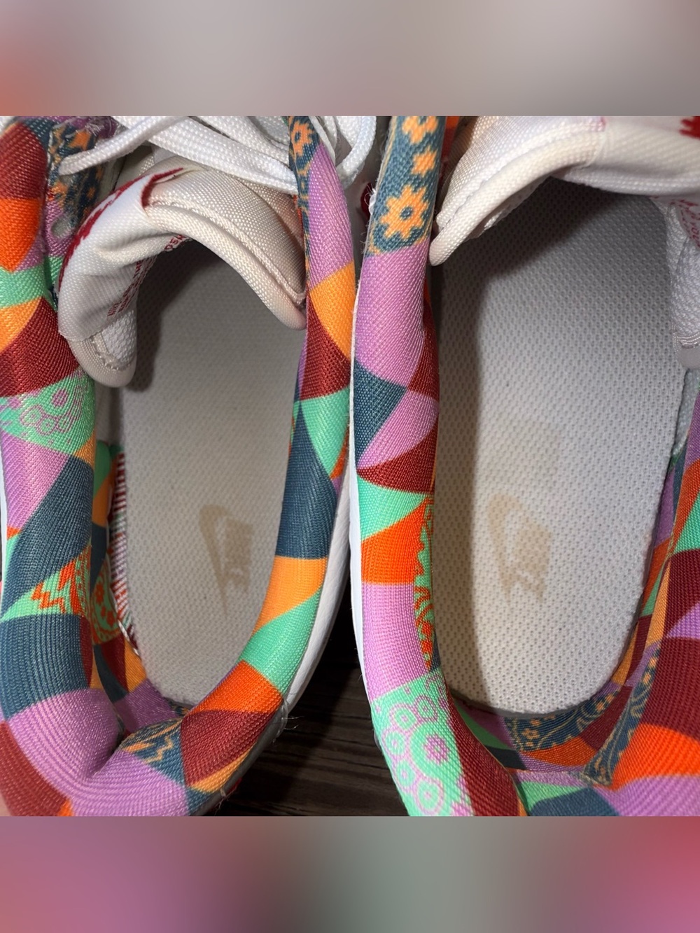Nike Dunk Low GS 7Y Women’s 8.5 Multi-Color Paisley FN8913-141 White - Picture 8 of 10